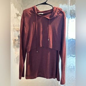 Nursing hoodie, lightweight